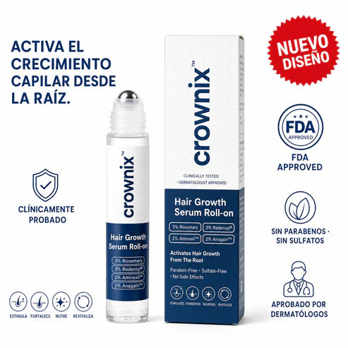 BodyWise Hair Growth – 2 Unidades de 10 ml | Sérum Capilar Roll-on