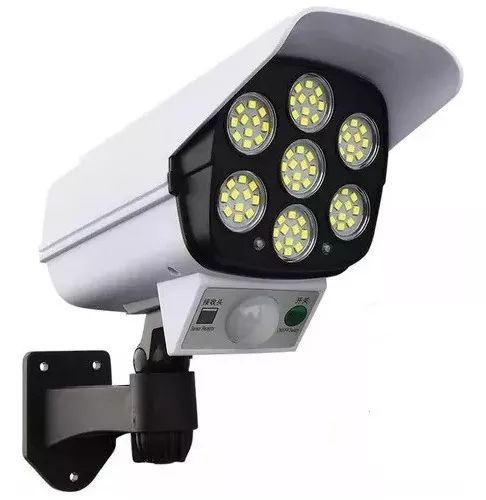 Lámpara Solar 77 LED | Sensor PIR + Diseño Tipo Cámara