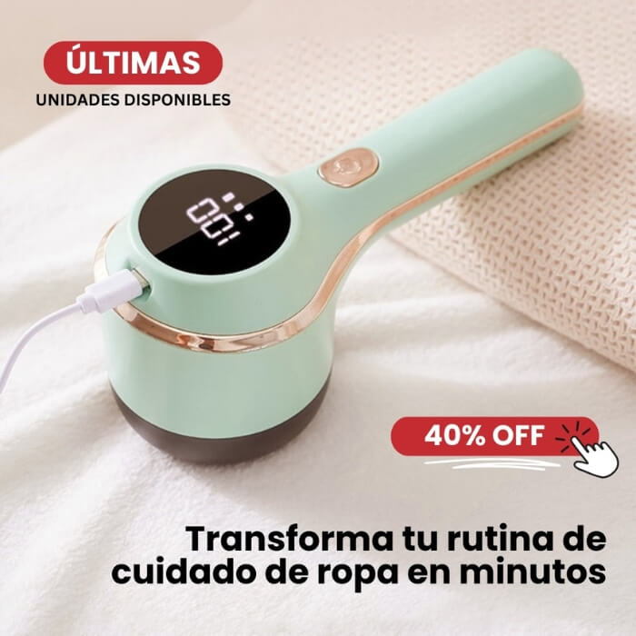Quitapelusas Digital Profesional ✂️ | Elimina Bolitas Sin Dañar Tu Ropa