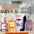 🌹 Combo Dama X5 – Paga 3 y Llévate 5 Perfumes Premium + Regalo !