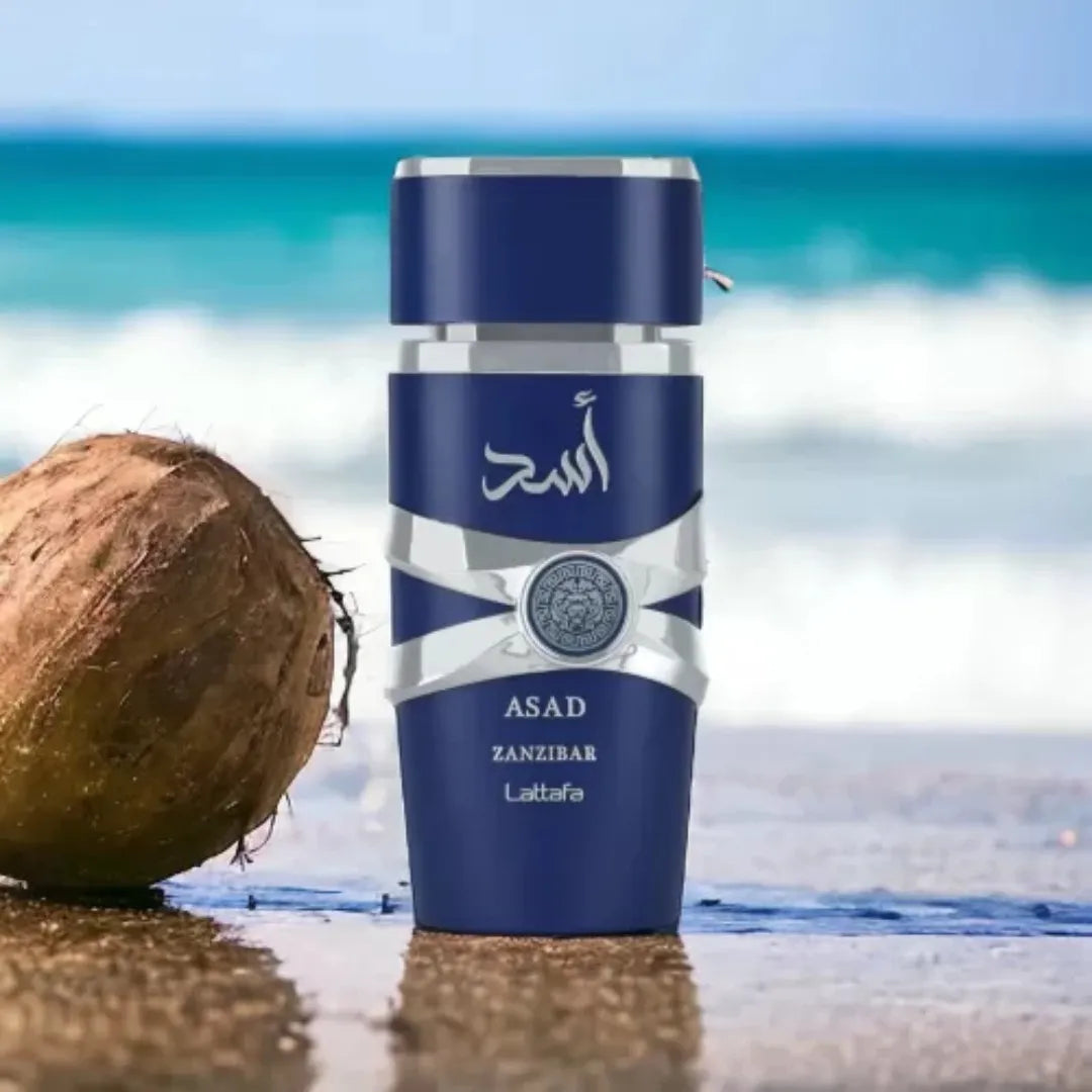 Lattafa Asad Zanzibar + Perfumero de Regalo