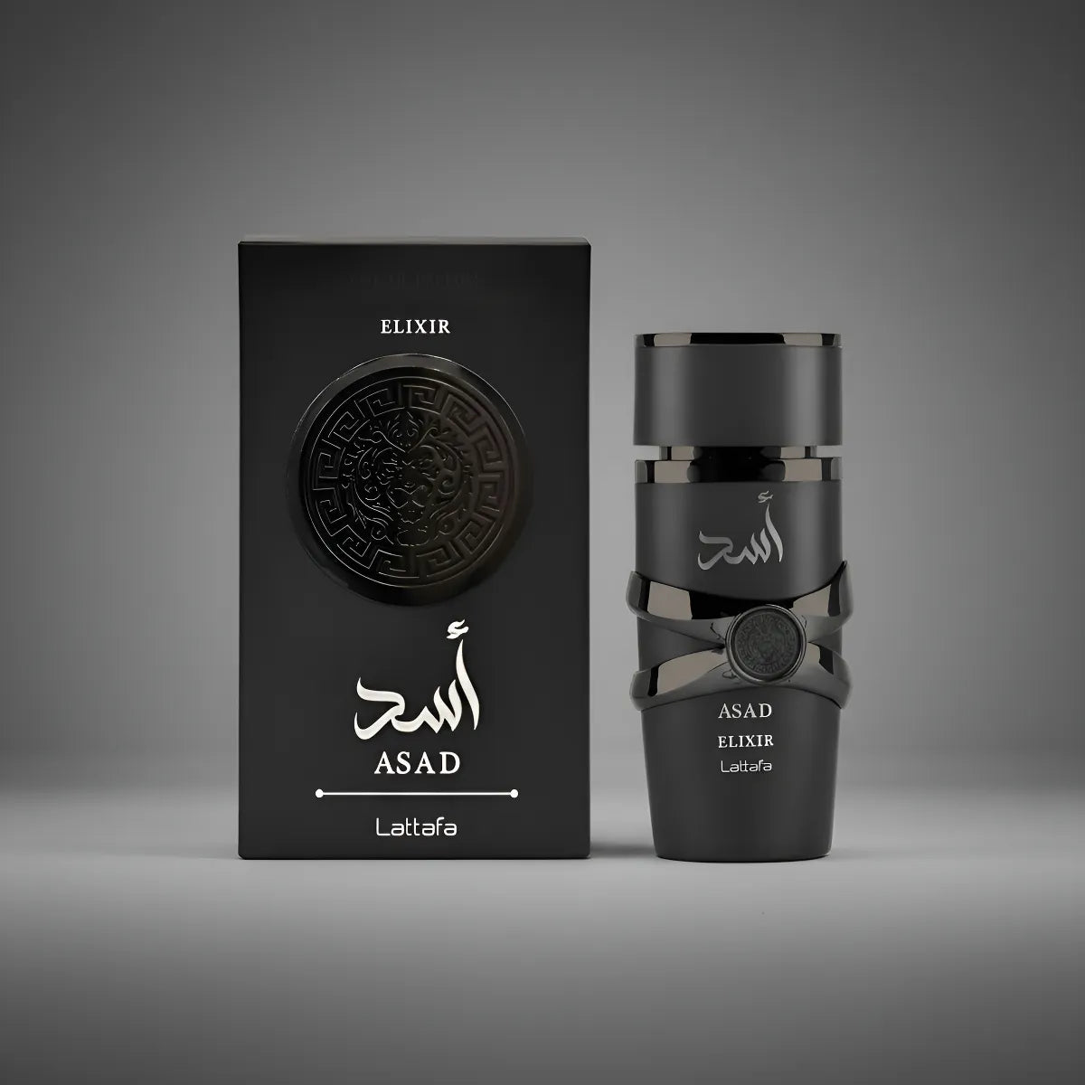 Lattafa Asad Elixir + Perfumero de Regalo