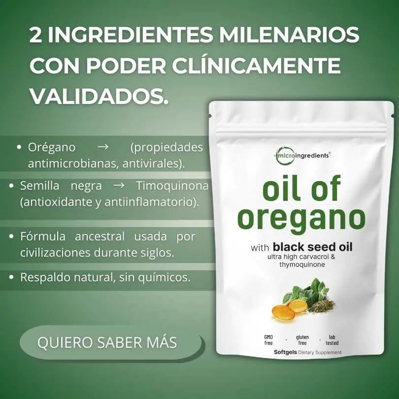 Aceite de Orégano 2X1 IMPORTADO