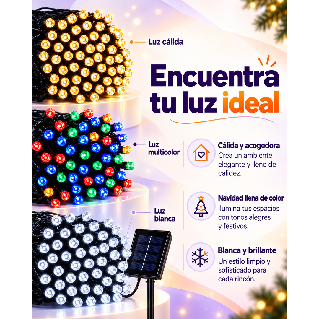 Luces solares navideñas 2x1 - imagen 2