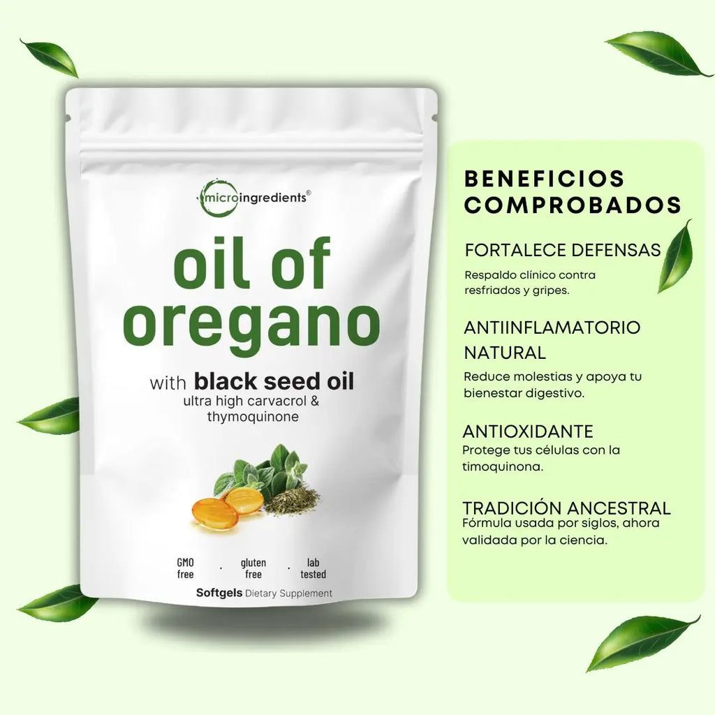 Aceite de Orégano 2X1 IMPORTADO