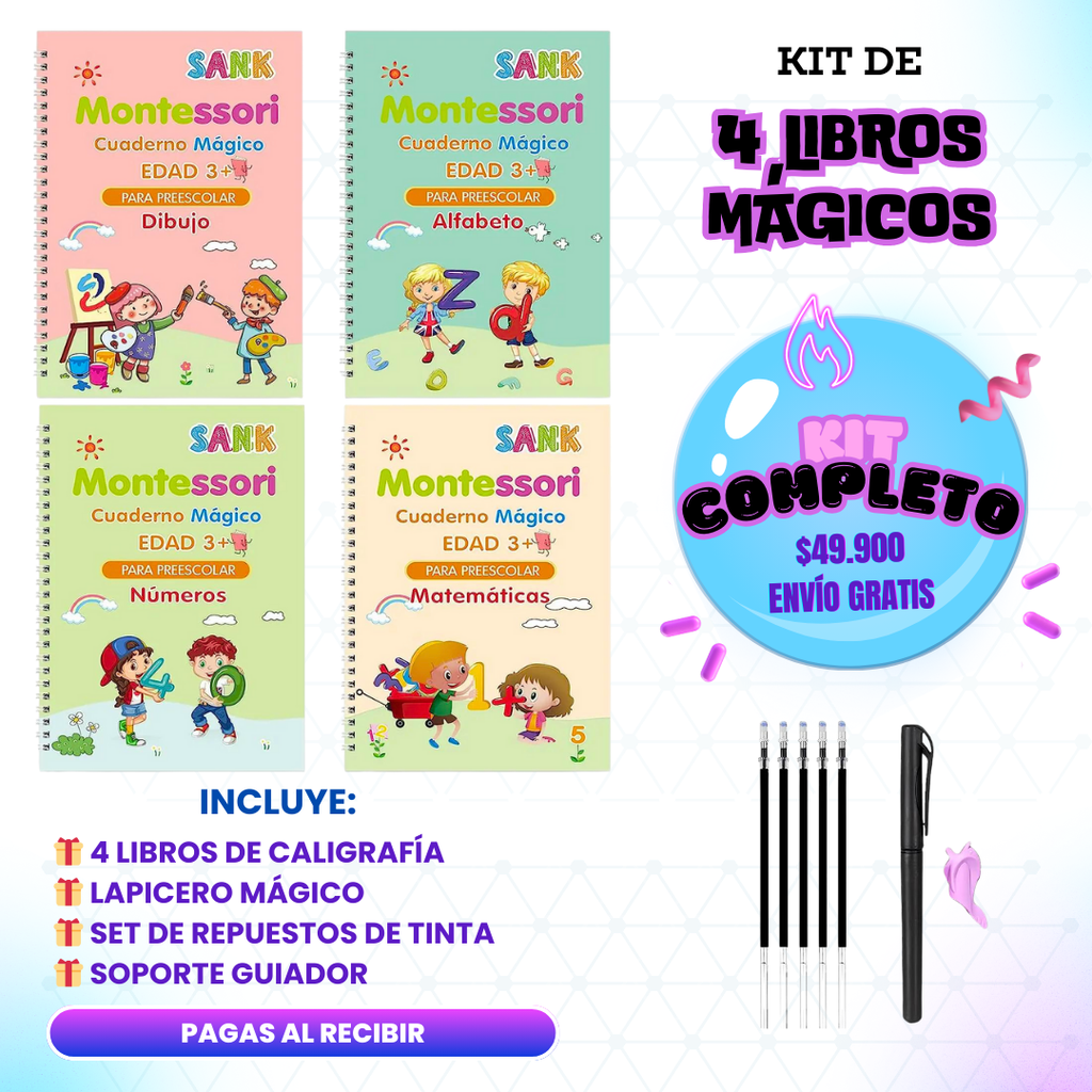 KITS MÁGICOS DE CALIGRAFÍA