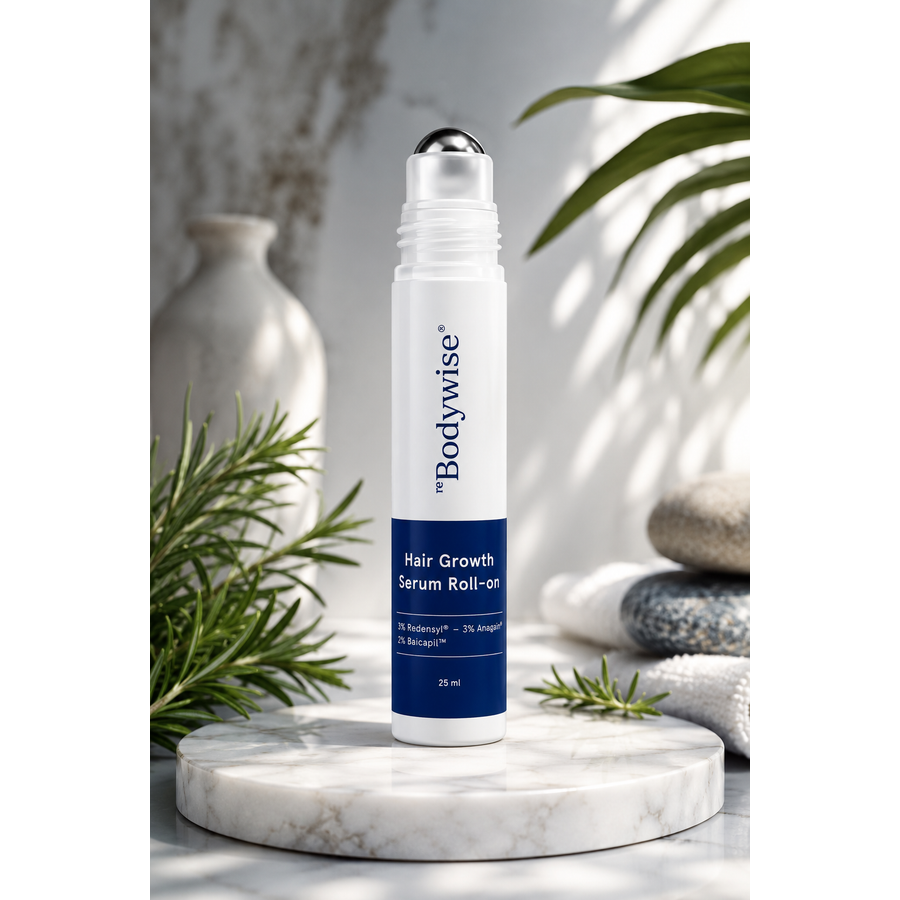 BodyWise Hair Growth Serum Roll-on de 25 ml