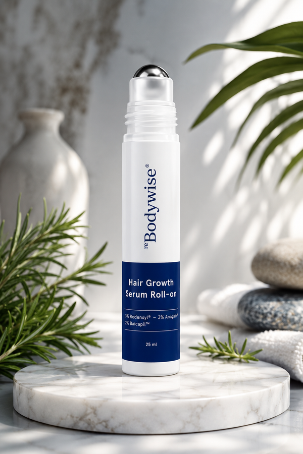 BodyWise Hair Growth Serum Roll-on de 25 ml